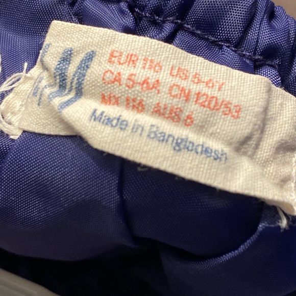 Blue tu  tu great for  Halloween 🎃 costumes size 5 /6 y - Picture 8 of 8